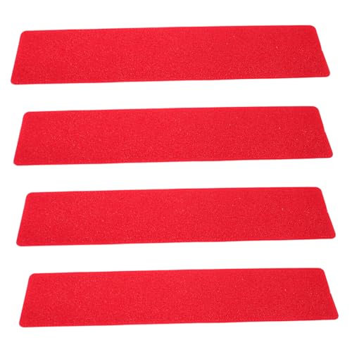 GRIRIW 4pcs Red Court Boundary Markers Non-Slip Sports Training Spot Line Kit for Indoor Outdoor Tennis Football Soccer Field Marking Supplies and Easy Setup
