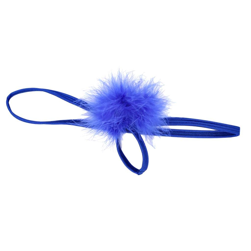 Men Plush T-Back Underwear Low-Rise G-String Thong Briefs Royal Blue Clothing Shoes & Accessories | Mens Clothing | Underwear-image-27