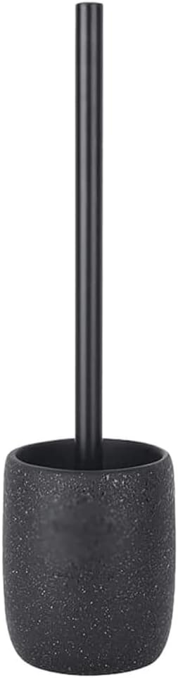 Toilet Brush Toilet Brush and Holder Set, Resin & with Stainless Steel Handle for Bathroom Cleaning Brushs Holder Set