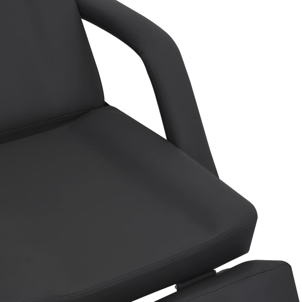 Generisch Kosmetikstuhl Kunstleder Schwarz 180x62x78 cm,Gesundheit & Schönheit,Körperpflege,Massage & Entspannung,Massagestühle,47.95KG,110268
