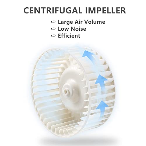 Rlozui 8 Inch Bathroom Exhaust Fan, 25W 90 Cfm Bathroom Ventilation Fan Shower Ceiling Ventilation White Square Extractor Fan For Bathroom Kitchen Restroom Home Office #TOP4