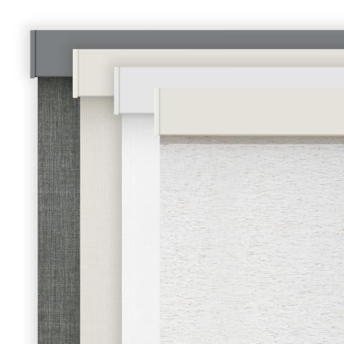 Image of AOSKY Cordless Blackout Roller Shades for Windows, 24 inch W x 72 inch H, Linen
