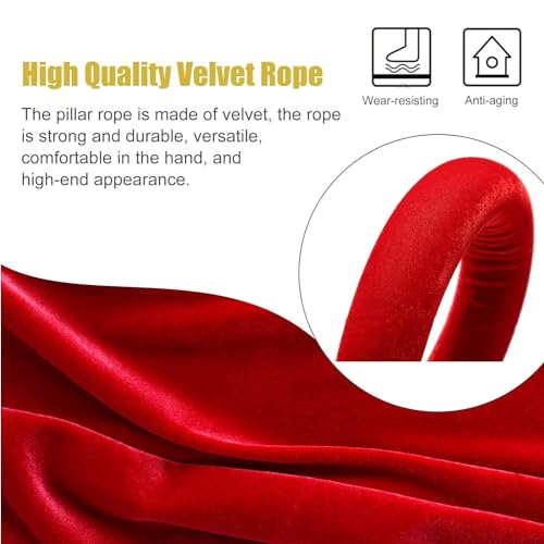 Barreiras de segurança de corda de suporte pesadas comerciais, corda de suspensão de 3 m, 1,2 m, 1,8