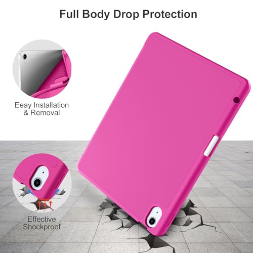 Image of Akkerds for iPad Air 11 Inch Case M4 /M3 /M2, Air 5th /4th Gen 10.9, Rose