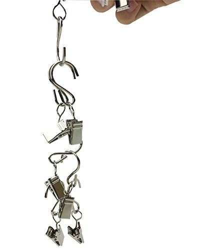 Mydio 50 Pack Stainless Steel Curtain Clip String Party Light And Outdoor Activities Wire-Party Supplies #TOP4