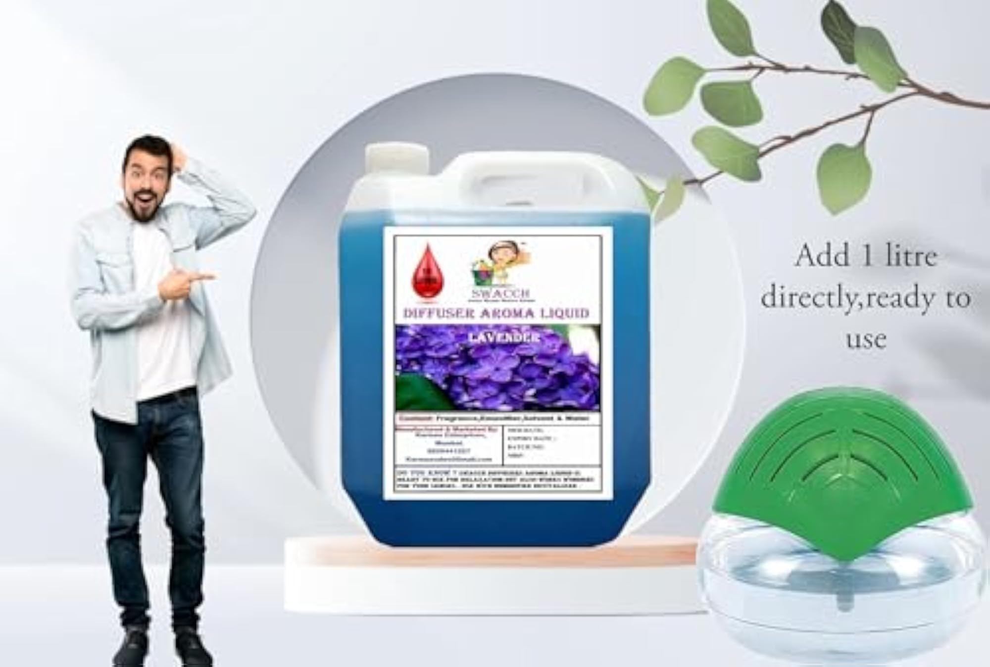 Aroma Liquid Diffuser Lavender