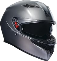 AGV – AGV K3 Mono Matt Luna Grey Motorrad Helm Grau Matt, L