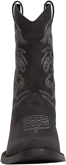 Miniatura 2 de Deer Stags Ranch - Botas estilo vaquero unisex para niños pequeños y grandes