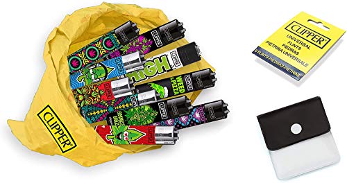 Clipper 20er Premium-Mix Feuerzeuge - Keine Doppelten + 8 Aktuelle Motive