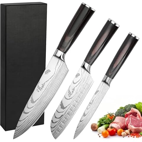 Couteau de Cuisine Gustrug 3PCS Cover