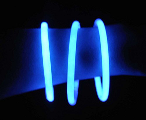 Aptafêtes – lu8458/azul – Caja de 100 Pulseras Luminosas 4/6 H – 20 cm
