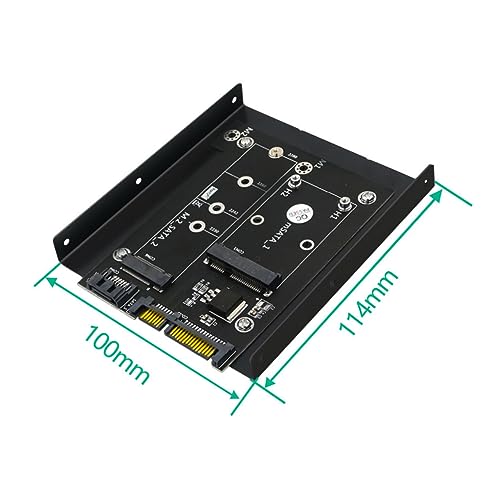 Adaptateur M2 SSD boîtier 3.5 interface montage disque dur PC - 7