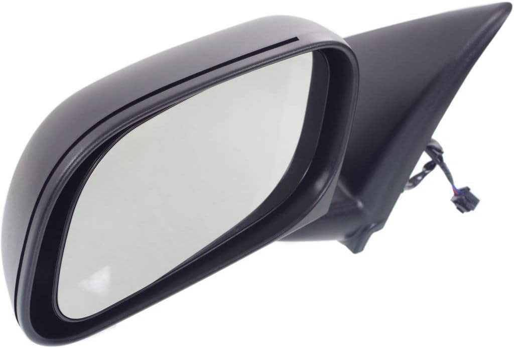 For Dodge Durango 2006 2007 2008 2009 Door Mirror Driver Side | Textured Black | Power | Heated | Folding Replacement For CH1320217 | 55077401AM