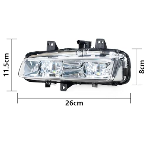 Feu brouillard Land Rover Range Evoque 2011-2015 droit calandre enjoliveur LED - 3