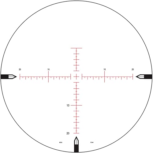 Vista 14 de NIGHTFORCE NXS 5.5-0.866x1.969 in F2 1.181 in tubo duradero preciso negro alcance de pistola - ZeroStop Parallax ajustable segundo plano focal