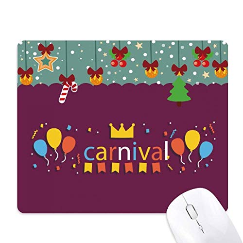 Alfombrilla ratón Carnaval de Venecia, optimiza tu escritorio con diseño y comodidad de goma