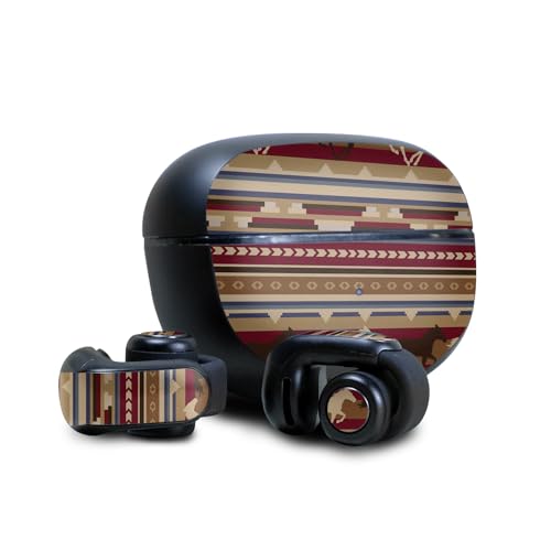 Image of Skin Compatible with Bose Ultra Open Earbuds - Western Horses - Premium 3M Vinyl Protective Wrap Decal Cover - Easy to Apply | Crafted in The USA by MightySkins