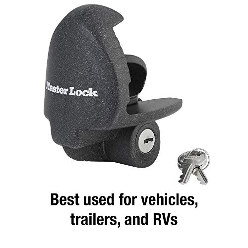Image of Master Lock 379ATPY Universal Trailer Hitch Lock, Black (Pack of 6)