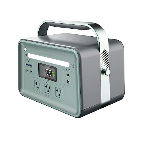 True Solid-State Portable Power Station 602Wh, Solar Optional Generator, Recharges from 0 to 80% in 4 hours for Emergency, Travel, Outdoor Camping, Vans/RV - Yoshino B660 SST