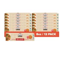 Explore Cuisine Organic Red Lentil Spaghetti - 8 oz, Pack of 12 - Easy-to-Make Pasta - High in Plant-Based Protein - Non-GMO, Gluten Free, Vegan
