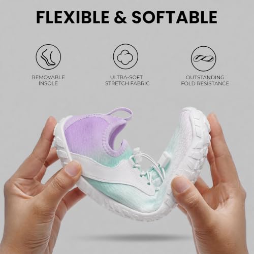 Image of Barefoot Water Shoes for Men Women 2026 Quick Dry Athletic Shoes Non-Slip Wide Toe Aqua Footwear Beach Swim Hiking Kayaking Yoga Outdoor Sport