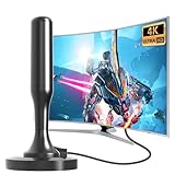 DTB TECH DVB-T2 Antenne - Zimmerantenne für Fernseher - 320KM Reichweite - Mit...