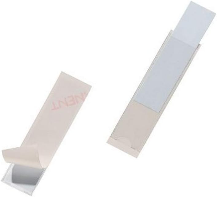 22 x 81 mm Pocketfix Label Holder - Transparent - Pack of 10