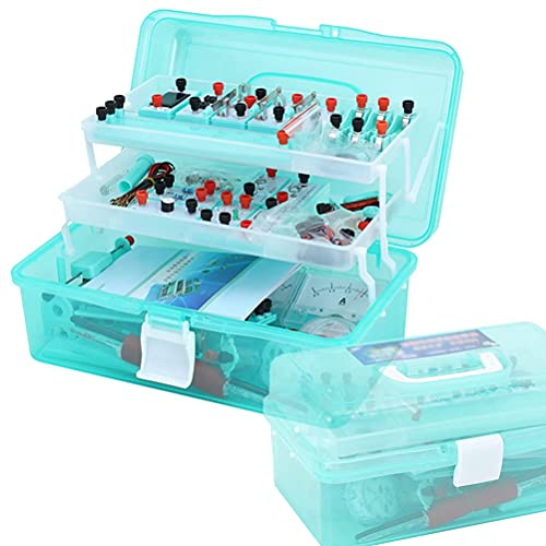 STEM Physics Science Lab Class Basic Circuit Electronics Exploration Kit �d�C�Ǝ��C�̎��� for Kids ������