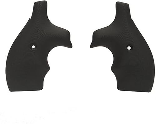 Hogue 61169 S&W J Frame Round Butt Grip, Bantam G-10 Solid Black