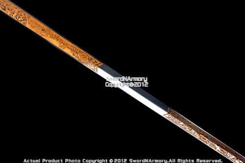 Munetoshi Masonic Knights Templar Ceremonial Sword Chrome Fittings Red Crosses 27"/29"/31" #TOP2