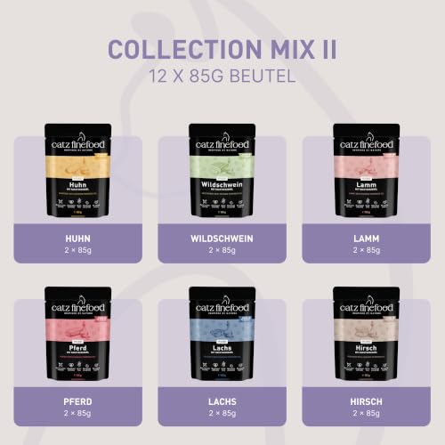 catz finefood Purrrr Collection II - Monoprotein Katzenfutter nass - getreidefrei, zuckerfrei… – Ansicht 3