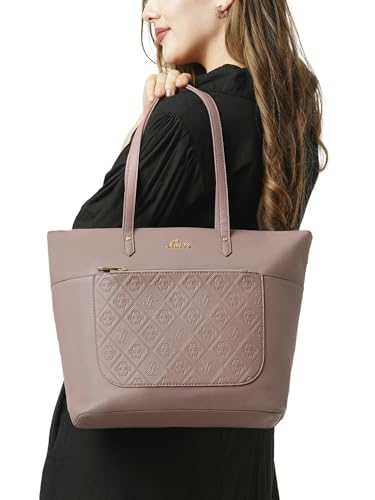 Image of Lavie Women's Hannah Deboss Tote Bag for Women | Tote Bag for Work | Ladies purse | Stylish Shoulder Bag | Gift for Women