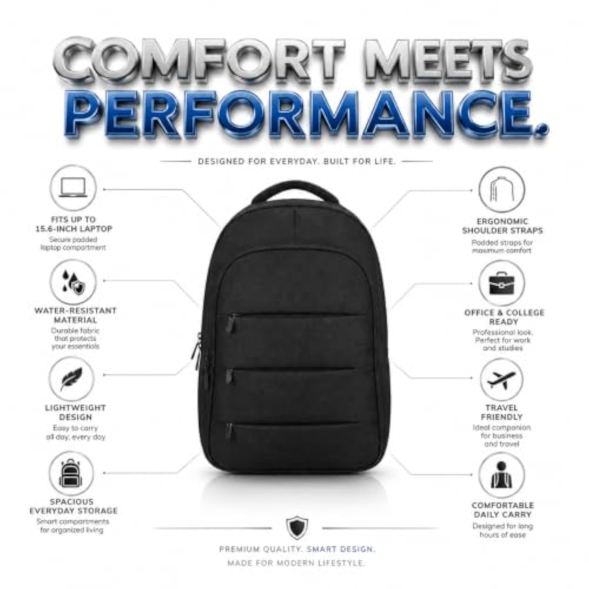 Waterproof Bag for Hiking, Foldable Design