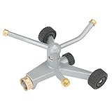 Gilmour Metal Wheeled Base 3-Arm Sprinkler 2100 sq. ft.