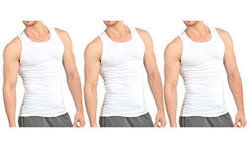 Knocker 6 Pack A Shirt Wife Beaters Under Ribbed Cotton Men's3