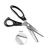 【MATERIALES PRÁCTICOS DE ALTO CALIDAD】Hojas de acero inoxidable, cuchillas muy afiladas, que las hacen adecuadas para cualquier tela o papel, corte preciso, para que los artículos no se desgasten.