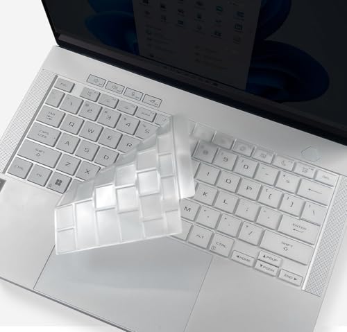 CaseBuy Keyboard Cover Skin for 2026-2024 ASUS ROG Zephyrus G14 GA403 GA403W GA403UU GA403UV GA403UI / ROG Zephyrus G16 GU605 GA605 GU605MV GU605MI GU605MY GU605MZ GU605MU 16" Laptop Protector, TPU