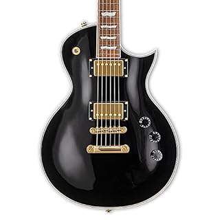 ESP LTD EC-256 BLK Guitare électrique noire + câble jack Keepdrum, Noir - Les Beatles, Paul McCartney, John Lennon, RIngo Starr, George Harrison ESP LTD EC-256 BLK Guitare électrique noire + câble jack Keepdrum, Noir – Image 5