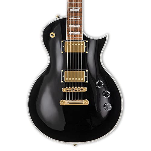 ESP LTD EC-256 BLK Guitare électrique noire + câble jack Keepdrum, Noir - Les Beatles, Paul McCartney, John Lennon, RIngo Starr, George Harrison ESP LTD EC-256 BLK Guitare électrique noire + câble jack Keepdrum, Noir – Image 6