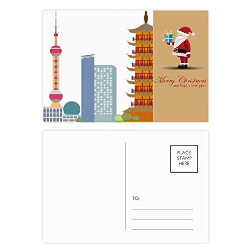 Cartes postales père Noël en porcelaine le cadeau idéal pour sublimer la décoration de télévision