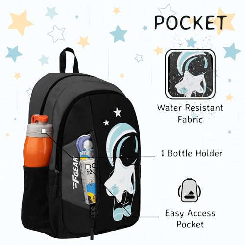 Image of F Gear Spacewalker Dark Grey 21 L Backpack|For Primary School|Tuition|College|Picnic Outing Backpack|Trendy & Stylish |Best Bags For Everyday Use For Girls Boys Kids Adults Men & Women|Gifting Bag