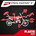 Polisport Motocross (MX) Replica Plastic Kit for GasGas EX/EX-F (2022-23) Dirt Bike – OEM Quality, Durable, Flexible & Perfect Fit – Red