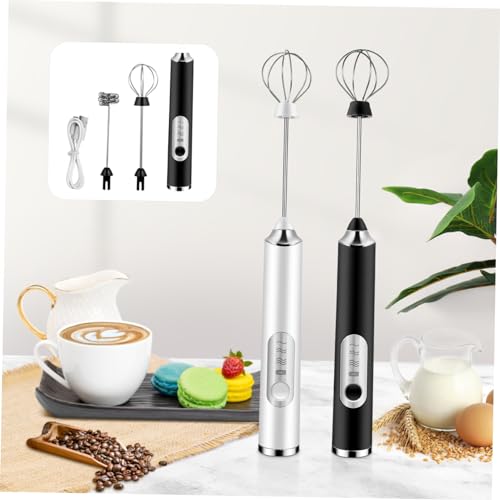 COLLBATH Espumador De Leche Eléctrico Recargable De Mano Velocidades Para Café Matcha y Huevos Mezclador Automático De Espuma
