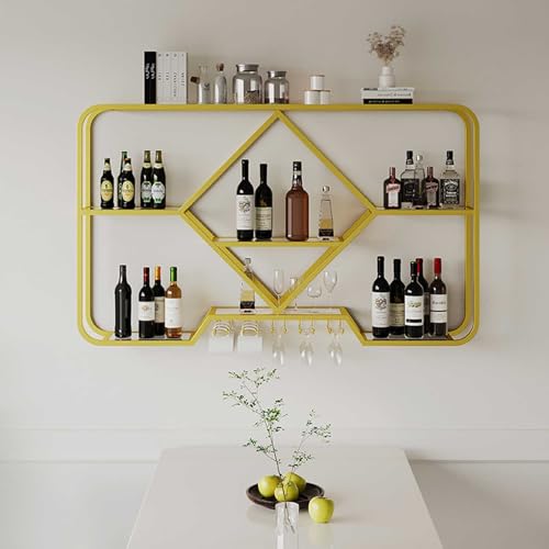 Support de verre à vin suspendu haut de gamme style industriel chic
