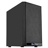 SilverStone Precisionシリーズ ブラック+スチールサイドパネル PCケース SST-PS15B