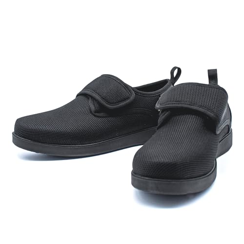 GALERIA DEL COLECCIONISTA Zapatos Gold Care Señora/Caballero. Tejido Malla 3D Acolchada. Ancho Especial. Cierre Ajustable. Suela Antideslizante. Plantilla Memory Foam: cómodos, Ligeros y adaptables