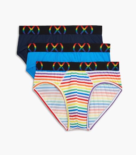2(X)IST (X Sport Mesh Pride 3-Pack No Show Brief