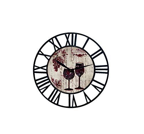 Wine Wall Clock The Best Amazon Price In Savemoney Es