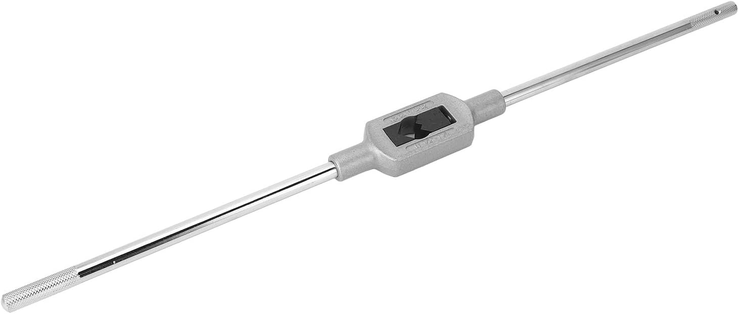 Tap Wrench Handle, Alloy Steel Thread Tap Holder, M13 32 Reamer Hand Tapping Tool with Removable Handles, and Rustproof Tap Wrench for Repair and Outdoor Work