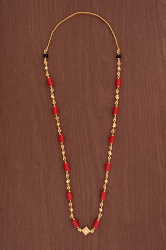 Image of Radha's Creations jewellery GSB mangalorean chain for women one gram gold